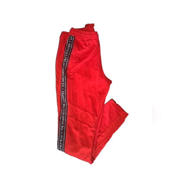 ADIDAS CLIMACOOL track pants The Brand With The 3 Stripe 4 Language Spellout - Picture 3 of 16
